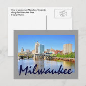 Milwaukee, Wisconsin, VS Briefkaart (Voorkant / Achterkant)