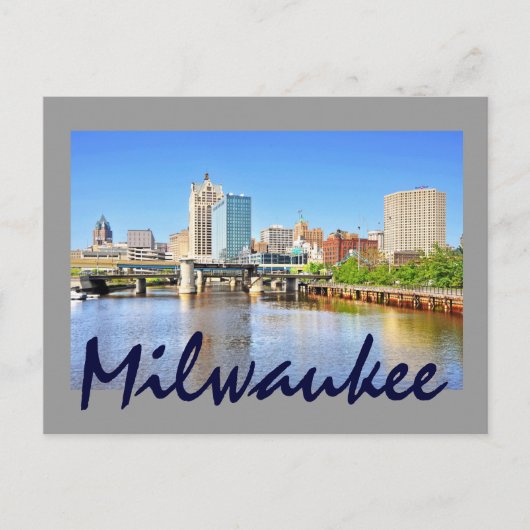 Milwaukee, Wisconsin, VS Briefkaart (Voorkant)