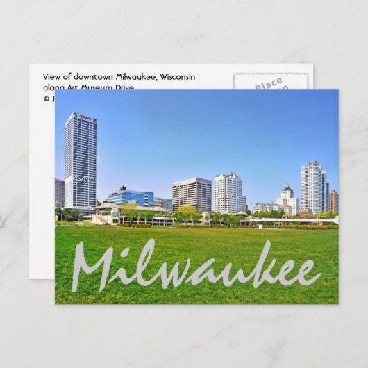Milwaukee, Wisconsin, VS Briefkaart (Voorkant / Achterkant)
