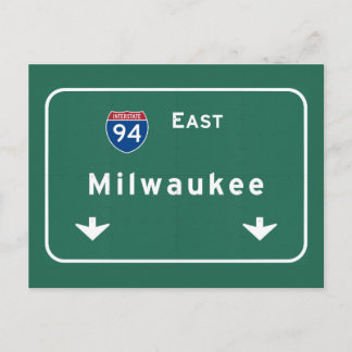 Milwaukee Wisconsin wi Interstate Highway Freeway Briefkaart