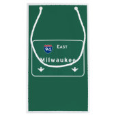 Milwaukee Wisconsin wi Interstate Highway Freeway Klein Cadeauzakje (Achterkant)
