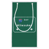 Milwaukee Wisconsin wi Interstate Highway Freeway Klein Cadeauzakje (Voorkant)