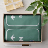 Milwaukee Wisconsin wi Interstate Highway Freeway Tissuepapier (Geschenk)