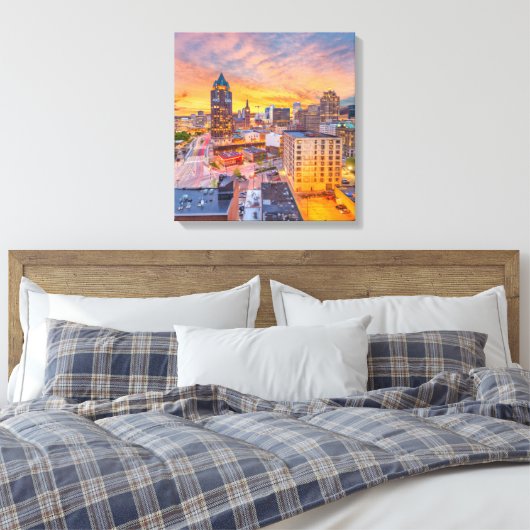 Milwaukee Wisconsin Wrapped Canvas 16.80 x 17.50 i (Insitu (Slaapkamer))