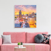 Milwaukee Wisconsin Wrapped Canvas 16.80 x 17.50 i Afdruk (Insitu (Woonkamer))