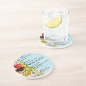 Milwaukee, Wisconsin Zandsteen Onderzetter (Zijkant)