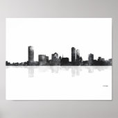 MILWAUKEE, WISCONSON SKYLINE POSTER (Voorkant)