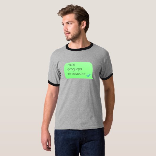 Mim desgurpa to nevosour t-shirt (Voorkant volledig)
