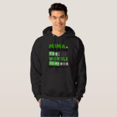 Mima Je bedoelt de wereld voor mij Happy Moederdag Hoodie (Voorkant volledig)