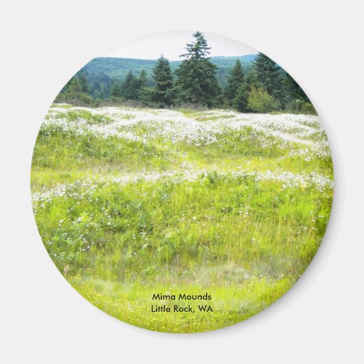 Mima Mounds, Little Rock, WA Magneet (Voorkant)