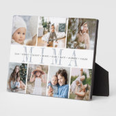 "Mima" Namen van kleinkinderen 7 Foto Collage Plaq Fotoplaat (Zijkant)