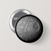 Mimas de maan van Saturnus van Cassini-ruimtevaart Ronde Button 5,7 Cm (Voorkant /achterkant)