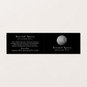 Mimas Moon of Saturn, Astronomer, Astronomie Store Visitekaartje (Buitenkant ongevouwen)