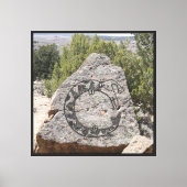 Mimbres Aardewerk Ontwerp Canvas Afdruk (Voorkant)