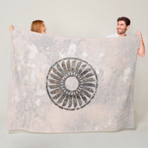 Mimbres-aardewerk ontwerp fleece deken