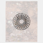 Mimbres-aardewerk ontwerp fleece deken (Voorkant)