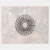 Mimbres-aardewerk ontwerp fleece deken (Voorkant (Horizontaal))