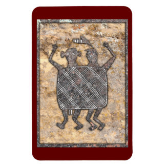 Mimbres Aardewerk Ontwerp "Het Bruidsdeken" Magneet