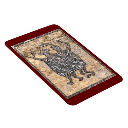 Mimbres Aardewerk Ontwerp "Het Huwelijksdeken" Magneet (Rechterzijde)