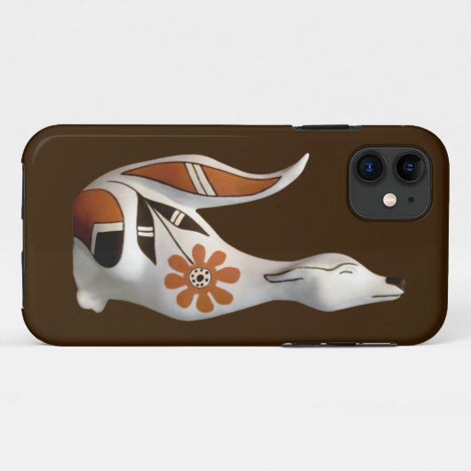 Mimbres Art iPhone case (Achterkant (horizontaal))