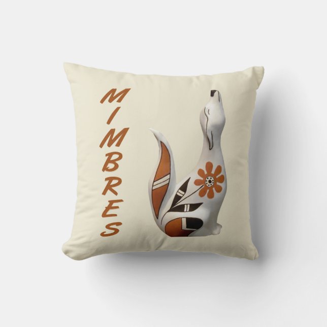 Mimbres Coyote Art Pillow Kussen (Voorkant)