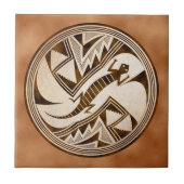 Mimbres Hiding Lizard Tegeltje (Voorkant)