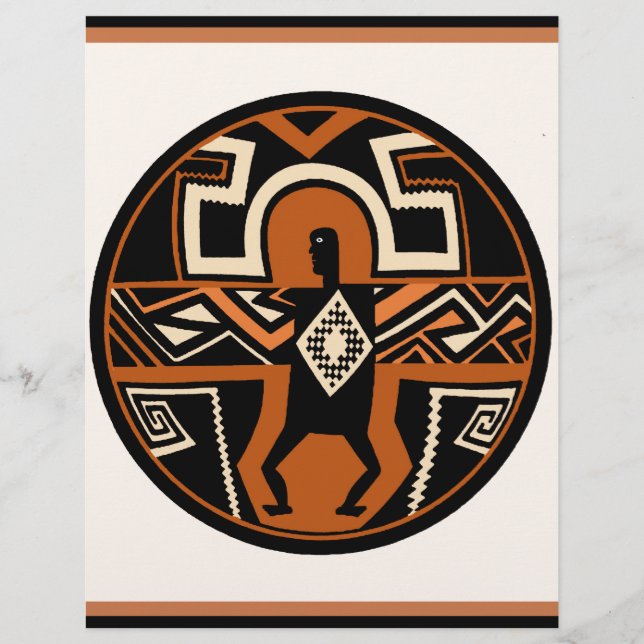 Mimbres krijger (Voorkant)