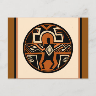 Mimbres krijger briefkaart