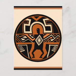 Mimbres krijger briefkaart