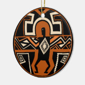 Mimbres krijger keramisch ornament (Links)