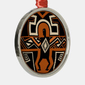 Mimbres krijger metalen ornament (Rechts)