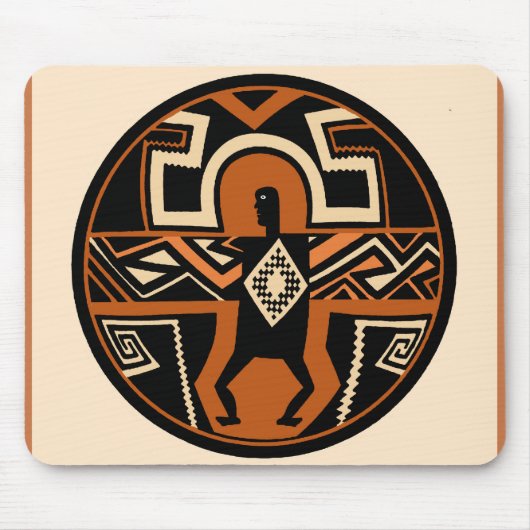 Mimbres krijger muismat (Voorkant)