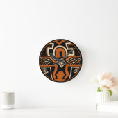 Mimbres krijger ronde klok (Huis)
