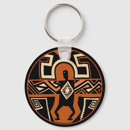 Mimbres krijger sleutelhanger (Voorkant)