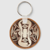 Mimbres Mirrored Sheep Sleutelhanger (Voorkant)