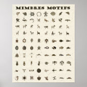 Mimbres Motifs Poster (Voorkant)