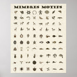 Mimbres Motifs Poster