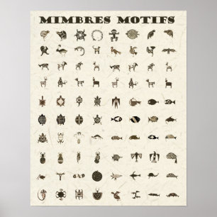 Mimbres Motifs Poster