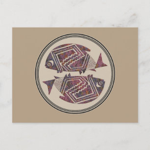 Mimbres Pottery Design Briefkaart