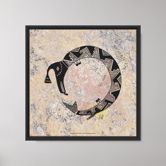 Mimbres Pottery Design Canvas Afdruk (Voorkant)