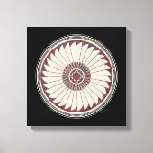 Mimbres Pottery Design Canvas Afdruk (Voorkant)