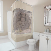 Mimbres Pottery Design Douchegordijn (In situ)