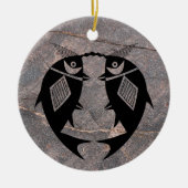 mimbres Pottery Design Keramisch Ornament (Voorkant)