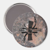 Mimbres Pottery Design Magneet (Voorkant / Achterkant)