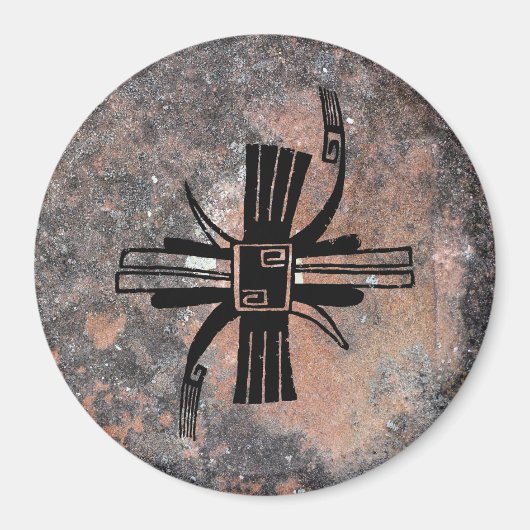 Mimbres Pottery Design Magneet (Voorkant)