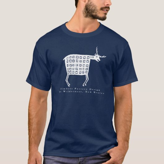 Mimbres Pottery Design T-Shirt (Voorkant)