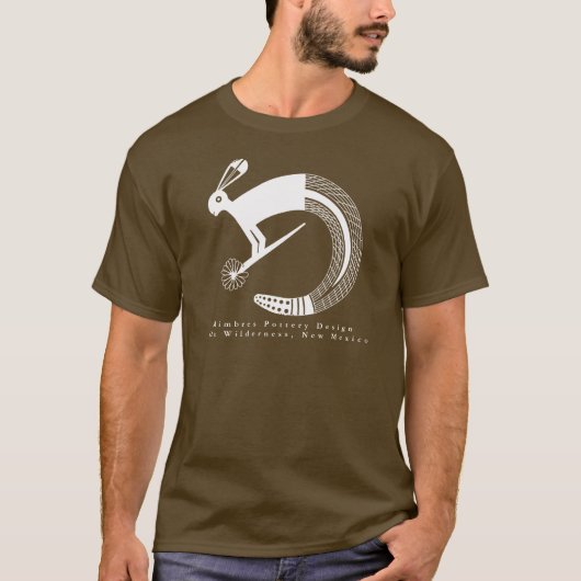 Mimbres Pottery Design T-Shirt (Voorkant)