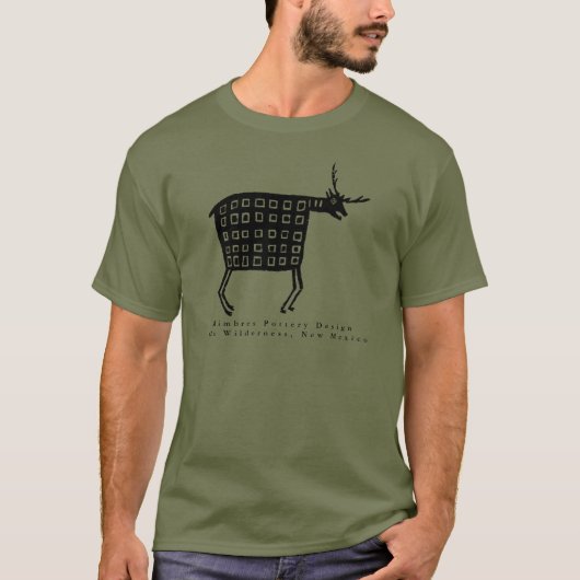 Mimbres Pottery Design T-Shirt (Voorkant)