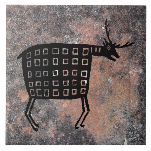 mimbres Pottery Design Tegeltje (Voorkant)