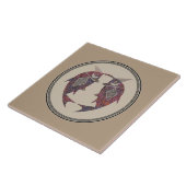 Mimbres Pottery Design Tegeltje (Zijkant)